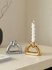 1pc Triangular Shape Column Candle Holder With Multiple Colors, Suitable For Multi-scene And Multi-festival Ornaments, Candle Holders_maomaolike.com