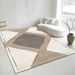 Living Room Rug Large Size Gorgeous Gold Frame Design Bedroom Rug Plush Thickened Machine Washable Thickened Underlay Interior Decorative Rug_maomaolike.com