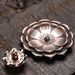 Antique Style Lotus Pure Copper Sandalwood Tray Holder Incense Stick Home Indoor Tea Ceremony Creative Agarwood Aromatherapy Burne_maomaolike.com