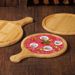 Bamboo Mold-Free Wood Grain Pizza Handle Western Steak Hot Pot Restaurant Beef Shabu-Shabu Plate Tableware_maomaolike.com