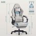 Ergonomic Adjustable Gaming Chair With Headrest And Lumbar Pillow, Adjustable Height, Suitable For Offices And Gaming Rooms_maomaolike.com