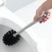 Household Plastic Long Handle No Drilling Wall-Mounted Floor-Standing With Base Toilet Brush Cleaning Set_maomaolike.com