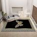 Living Room Rug Large Size Rug Abstract Geometric Pattern Bedroom Rug Plush Pile, Washable Thickened Underlay Bedside Rug Home Decor Rug_maomaolike.com