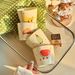 4 Ceramic Cups For Home Dormitory New High Beauty Breakfast Cups Milk Cups Makeup Cups_maomaolike.com