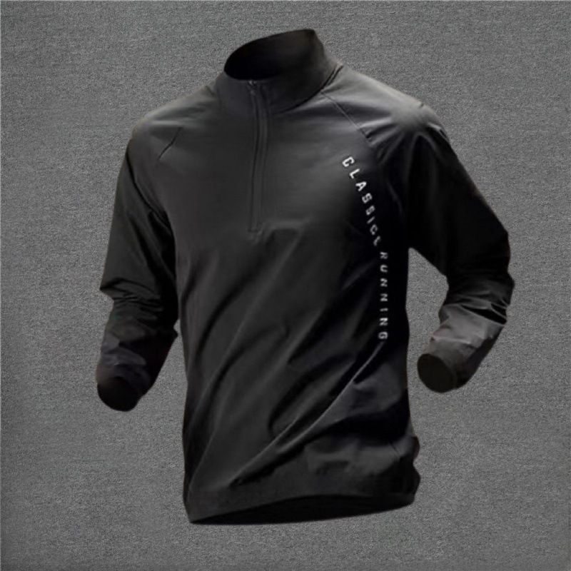 Men's Clothing training suit quick drying clothes long sleeve autumn and winter sports student cycling sports shirt top running jacket sports suit_maomaolike.com