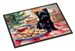 Cairn Terrier Christmas Cookies Doormat Front Door Mat Indoor Outdoor Rugs For Entryway, Non Slip Washable Low Pile, 24H X 36W_maomaolike.com