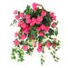 Cross-Border Exclusive Morning Glory Artificial Fake Vine Decorative Wall Basket Plastic Hanging Flower_maomaolike.com