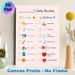 Daily Routine Checklist Painting Poster, Cute Colorful Cartoon-style Morning & Bedtime Task Chart Poster, Assists In Organizing Daily Habits Suitable_maomaolike.com