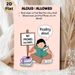Homophone (Aloud/Allowed) Learning Painting Poster, Clear Educational Cartoon Style Poster, Explains Homophone Definitions To Assist English Language_maomaolike.com