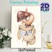 Digestive System Painting Poster, Soft-toned Watercolor Anatomical Poster, Clear Display Of Digestive Organs, Ideal For Medical Office And Study Space_maomaolike.com