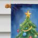 Wirehaired Pointing Griffon Christmas Reindeer House Flag Large Porch Sleeve Pole Decorative Outside Yard Banner Artwork Wall Hanging, Polyester, House Size, Multicolor_maomaolike.com