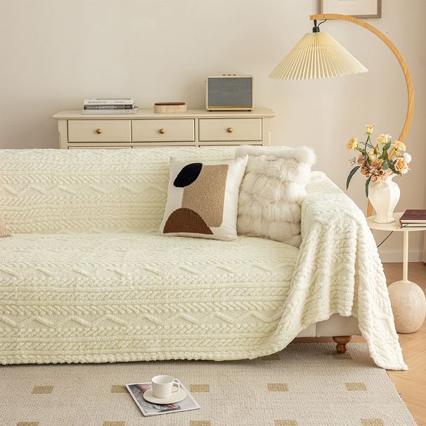 Cross-Border New Double-Sided Soft Cotton Velvet Light Luxury High-End Full Autumn Winter Plush Cat-Proof Sofa Cover_maomaolike.com
