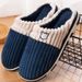 Smile Pop Women Confinement Soft Warm Non-slip Plush Home Men Winter Couple Cotton Slippers_maomaolike.com