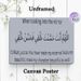 Islamic Mirror Dua Painting Poster, Minimalist Typographic Arabic & English Script Poster, Inspirational Spiritual Verse Ideal For Home, Prayer Space_maomaolike.com