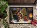 Brittany And Santa Claus Doormat Front Door Mat Indoor Outdoor Rugs For Entryway, Non Slip Washable Low Pile, 24H X 36W_maomaolike.com