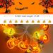 Halloween Decorations Light Pumpkin String Lights Ghost 2 Model Battery Operated Halloween Decor Pumpkin LED Lights Halloween Decorations For Home Indoor Outdoor_maomaolike.com