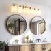 6 Light Gold Bathroom Vanity Light, Gold Bathroom Light Fixtures, 38 Modern Brushed Gold Vanity Lighting Fixtures For Bathroom Over Mirror, Gold Sconces Wall Lighting For Bedroom Living Room_maomaolike.com