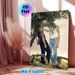 Woodland Male Figures Painting Poster, Dreamy Soft-toned Intimate Scene Poster, Stylish Artistic Decor Suitable For Bedroom, Living Room_maomaolike.com