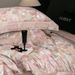 Light Luxury Style Long-staple Four-piece Set Pastoral Floral Print Wide-border Quilt Cover All Cotton Skin Friendly Breathable Be_maomaolike.com