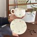 Vintage Light-luxury Coffee Cup, Handcrafted With A High-end Feel, Floral Ceramic Mug, High Aesthetic Value, Ins-style_maomaolike.com