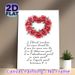 French Bible Verse Rose Wreath Painting Poster, Soft Watercolor Red Rose Wreath With Elegant Script Verse Poster, Inspirational Religious Decor Ideal_maomaolike.com