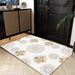 Living Room Rug Large Size Gorgeous Gold Frame Design Bedroom Rug Plush Thickened Machine Washable Thickened Underlay Interior Decorative Rug_maomaolike.com