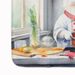 Samoyed The Chef Memory Foam Kitchen Mat Machine Washable Anti-Fatigue Mat Cushion Comfort Bath Mat Or Kitchen Rug_maomaolike.com