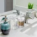 Clear Black Qtip Holder Dispenser With Lids Apothecary Jar Containers For Vanity Organizer Storage - Bathroom_maomaolike.com