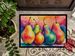 Colorful Pears Doormat Front Door Mat Indoor Outdoor Rugs For Entryway, Non Slip Washable Low Pile, 24H X 36W_maomaolike.com
