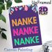 NANKE Typography Painting Poster, Vibrant Retro-style Colorful Lettering Poster, Eye-catching Bold Text Design Ideal For Home Wall Decor, Living Room_maomaolike.com