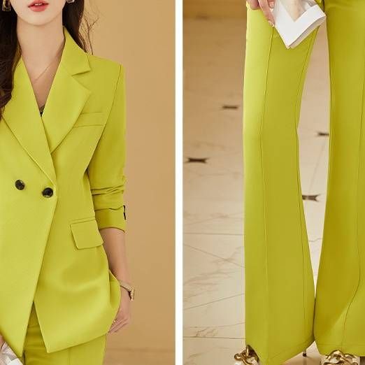 Women's Clothing High-end professional suit suit orange suit jacket _maomaolike.com