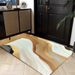 Living Room Rug,Large Rug,Oversized, Gold Leaves Design,Bedroom Rug,Soft And Thick, Machine Washable, Thickened Rug, Bedside Rug,Decorative Indoor Rug_maomaolike.com