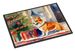 Corgi Cozy Christmas Doormat Front Door Mat Indoor Outdoor Rugs For Entryway, Non Slip Washable Low Pile, 24H X 36W_maomaolike.com
