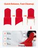 50 Pcs Red Chair Covers, Polyester Spandex Chair Cover, Stretch Slipcovers For Wedding Party Dining Banquet Flat-Front Chair Covers, Fits Chair Measures Up To 20.08 X 17.72 X 37.4 Inch_maomaolike.com