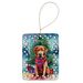 Chesapeake Bay Retriever Christmas Porcelain Ornament Christmas Tree Hanging Decorations For Home Christmas Holiday, Rectangle, Gift, Multicolor_maomaolike.com