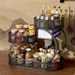 Desktop Storage Rack Home Vintage Style Living Room Snack Organizer Kitchen Dining Table Miscellaneous Countertop Cup_maomaolike.com
