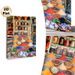 Spice Market Themed Painting Poster, Vibrant Colorful Exotic Market Scene Poster, Richly Detailed Design Ideal For Kitchen, Dining Room Decor_maomaolike.com