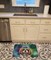 Shih Tzu Hippie Dawg Memory Foam Kitchen Mat Machine Washable Anti-Fatigue Mat Cushion Comfort Bath Mat Or Kitchen Rug_maomaolike.com