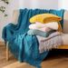 Nordic Retro Diamond Blanket Solid Color Knitted Blanket Bed End Blanket Bed Sofa Blanket Towel Bed End Towel_maomaolike.com