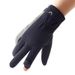 Skin-feeling warm gloves men's touch screen winter outdoor riding reflective plus velvet thickened water-repellent sports fingerless gloves_maomaolike.com