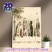 Anthropomorphic Pets Painting Poster, Vintage Whimsical Dressed Dogs & Cats On City Sidewalk Poster, Charming Artistic Decor Suitable For Living Room_maomaolike.com