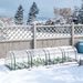 Portable Tunneled Greenhouse With 4 Zippered Doors, Water/UV Fighting PVC Cover 13' L X 3' W X 2.5' H_maomaolike.com
