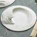Ocean Wave Artistic Fusion Ceramic Tableware Internet Celebrity Western Food Flat Plate Irregular Shape Hotel High-end_maomaolike.com