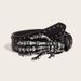 Desinger Belts For Women High Quality Luxury Brand Punk Goth Rivet Black Jeans Unisex Men Belt Paw Skull Buckle_maomaolike.com