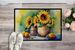 Sunflowers In Watercolor Doormat Front Door Mat Indoor Outdoor Rugs For Entryway, Non Slip Washable Low Pile, 24H X 36W_maomaolike.com