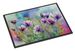 South Dakota Pasque Flowers In Watercolor Doormat Front Door Mat Indoor Outdoor Rugs For Entryway, Non Slip Washable Low Pile, 24H X 36W_maomaolike.com