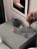 3pc Small Fresh Macaron Color Round Ball Design Ceramic Vase Can Hold Water Ornaments Decorative Vase_maomaolike.com