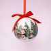 Christmas Foam Ornament Balls 8cm - Santa Snowman Tree Decorations With Stickers_maomaolike.com