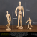 Creative Wooden Man Jointed Finger Model Figure Drawing Movable Puppet Ornament Art Home Decoration Small_maomaolike.com