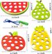 Wooden Lacing Toy,Educational Threading Activity Puzzles,Learning Fine Motor Skill Travel Toy,Wooden Fruit Threading Set For Toddlers Kids_maomaolike.com